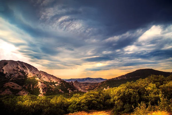 Amazing mountain landscape in the Crimea. — Stock Photo, Image
