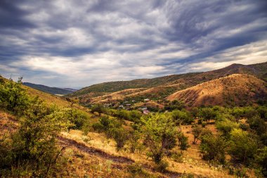 Kırım'ın inanılmaz dağ manzarası.