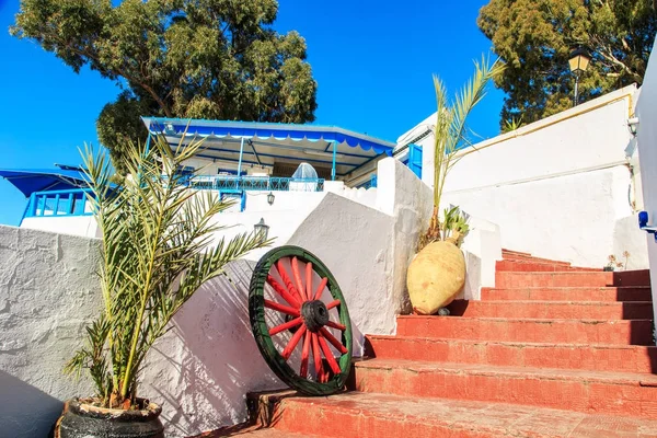 Das berühmte cafe in sidi bou sagte. — Stockfoto