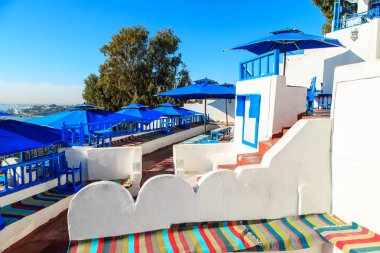 Ünlü café Sidi Bou Said '.