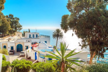 Ünlü café Sidi Bou Said '.