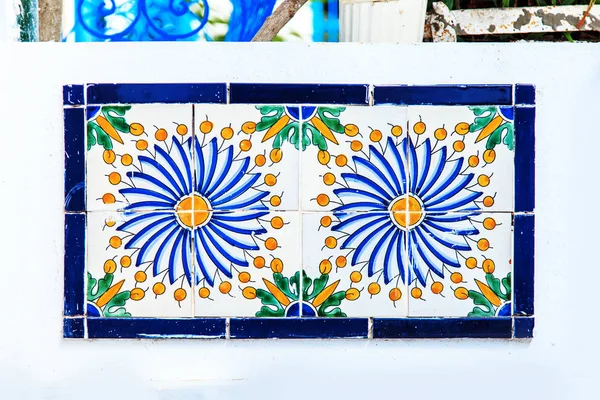 Padrão de azulejos tunisianos coloridos . — Fotografia de Stock