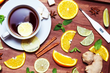 Soğuk algınlığı ve grip için doğal tedaviler.