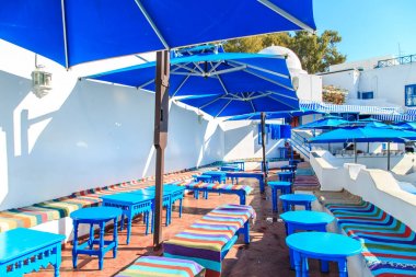 Ünlü café Sidi Bou Said '.