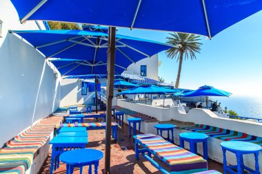 Ünlü café Sidi Bou Said '.