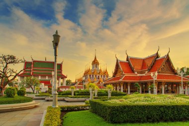 WAT Ratchanaddaram ve Loha Prasat, Tayland. 