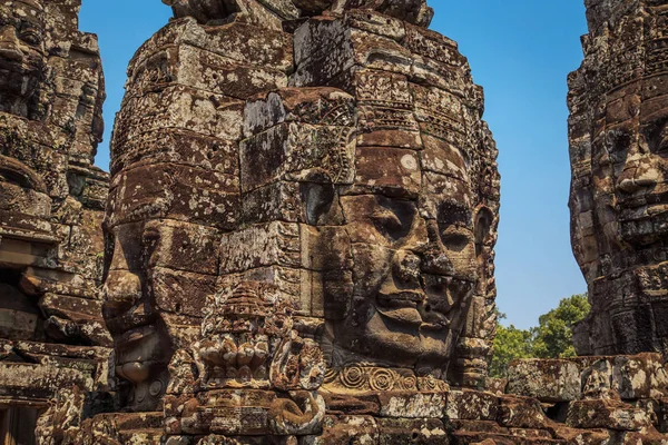 The many-faced temple  Bayon.