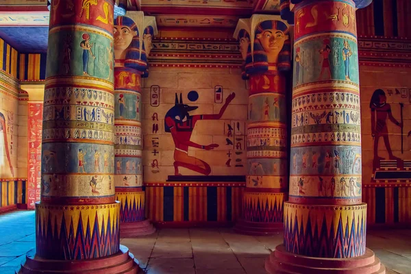 アトラス・フィルム・スタジオでの装飾。エジプト館、詳細 — ストック写真