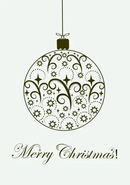 Festival neşeli Noel top süsler vektör çizim   