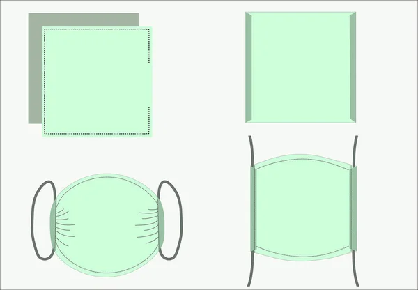 Antivirüs konsepti. Virüse karşı koruyucu bir maske tasarla ve yap. 
