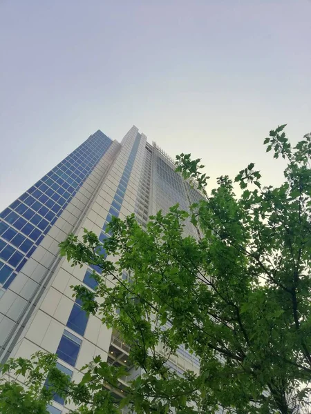 Felhőkarcoló Tavaszi — Stock Fotó