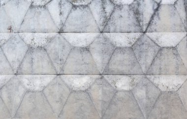 Gri beton duvar. Soyut Dikdörtgen dokusu