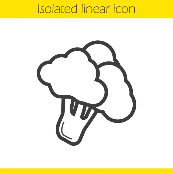 Broccoli lineaire pictogram — Stockvector