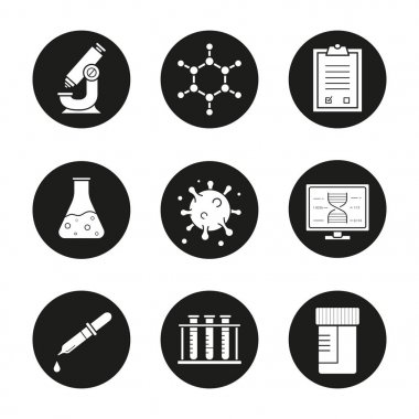 Bilim Laboratuvarı Icons set