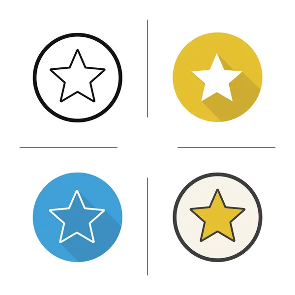 Star mark icon — Stock Vector