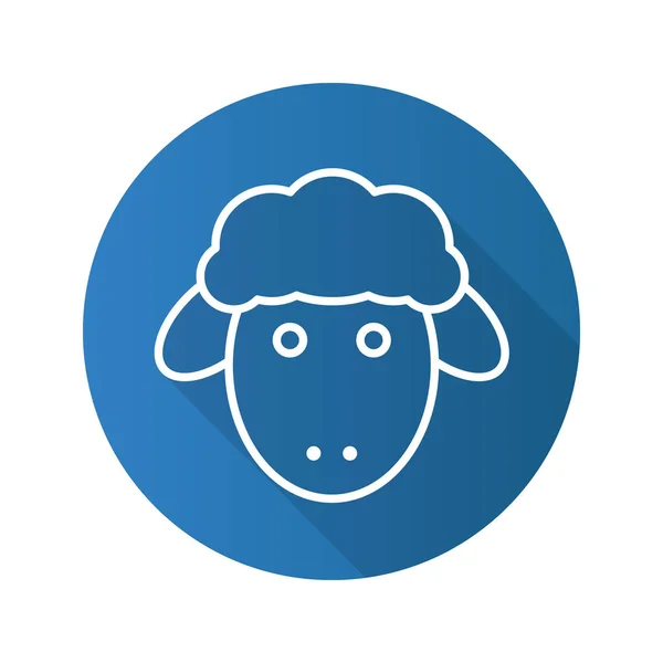 Icône d'agneau de Pâques — Image vectorielle
