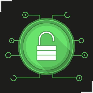 Dijital simgesini kilidini