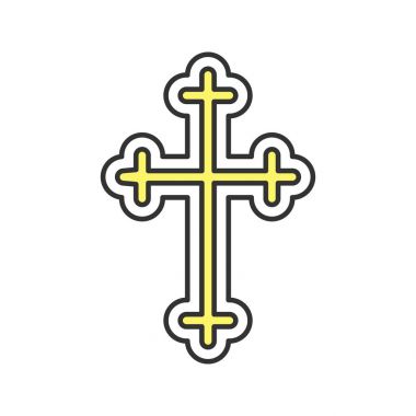 Renk simgesi çapraz Paskalya