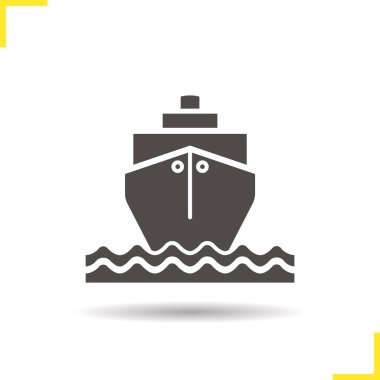 Cruise gemi dalgalar simgesiyle
