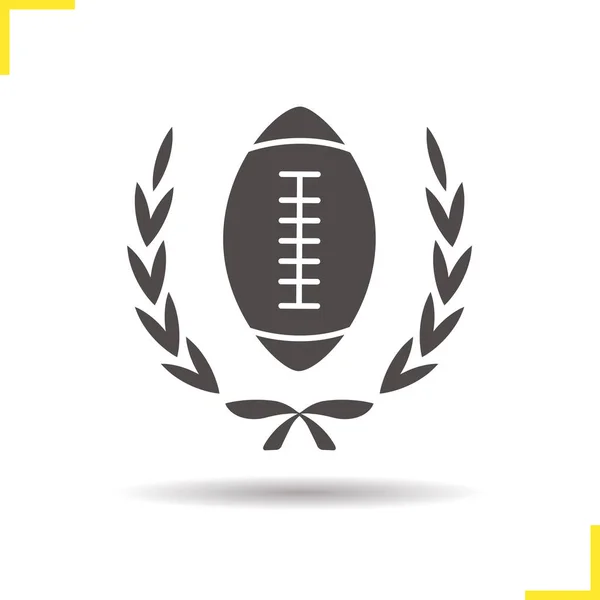 Icône du championnat américain de football — Image vectorielle