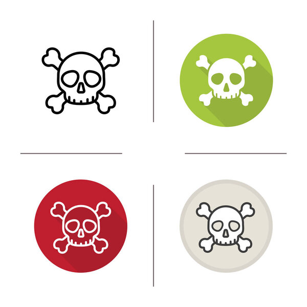 череп с крестообразной иконой