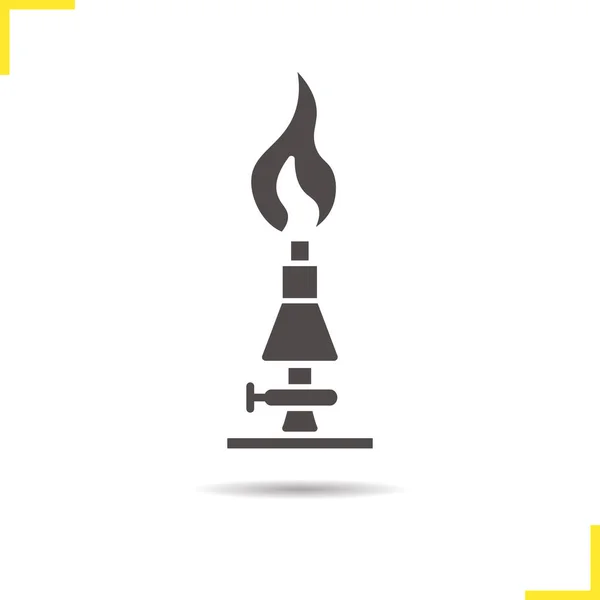 Иконка химической горелки — стоковый вектор