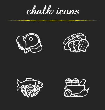 Gıda Kategori Icons set