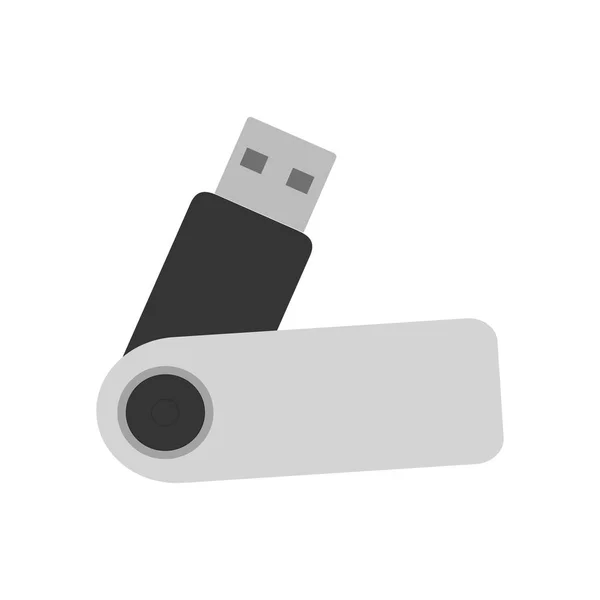 Usb フラッシュ ドライブのカラー ・ アイコン — ストックベクタ