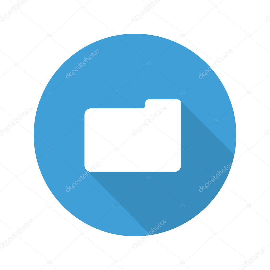 Folder flat design icon