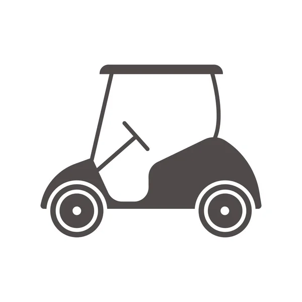 Golf cart simgesi — Stok Vektör
