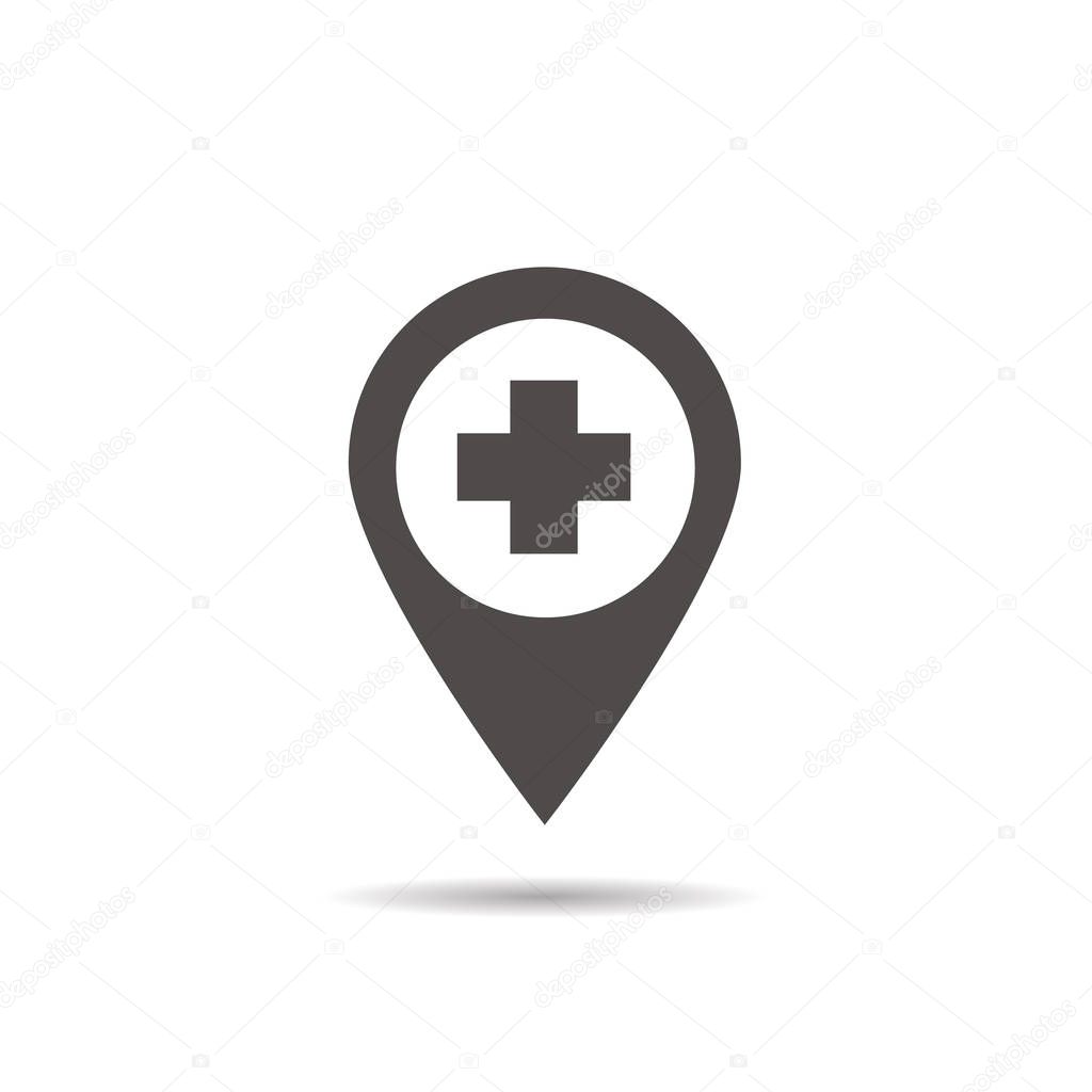 Hospital location icon