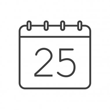 Doğrusal takvim simgesini