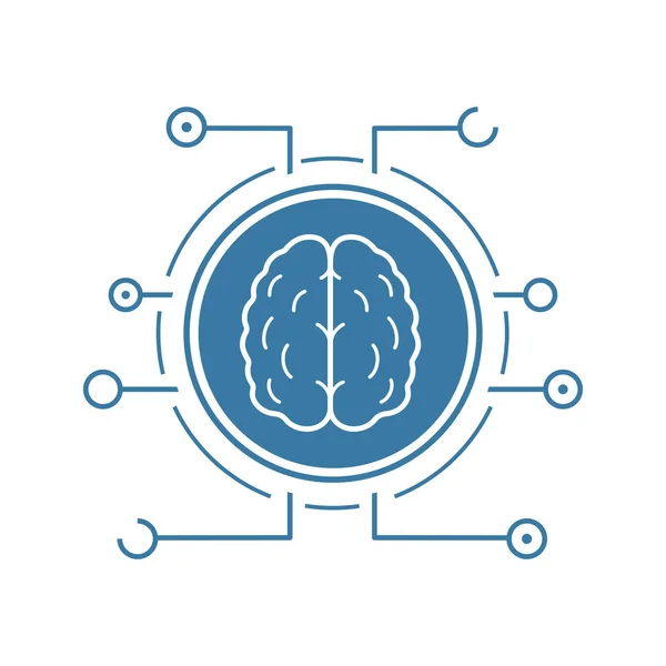 Icône des réseaux neuronaux — Image vectorielle