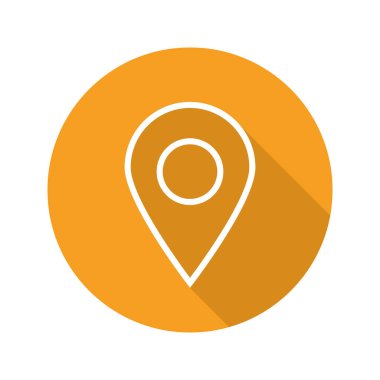 İğne ucu düz doğrusal simgesi