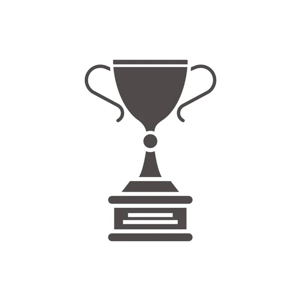 Winnaar van de award cup pictogram — Stockvector