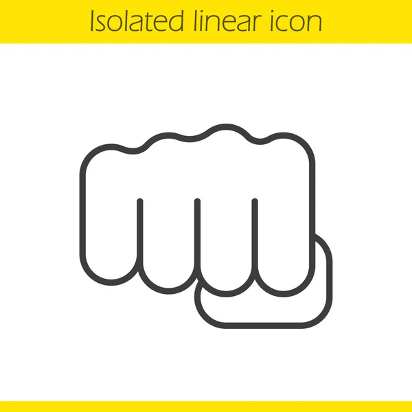 Punch icono lineal — Archivo Imágenes Vectoriales