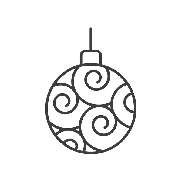 Christbaumkugel-Symbol — Stockvektor