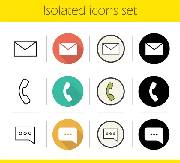 Set de iconos digitales — Archivo Imágenes Vectoriales