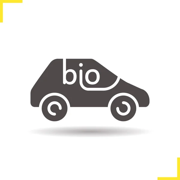 Ikona samochodu Bio — Wektor stockowy
