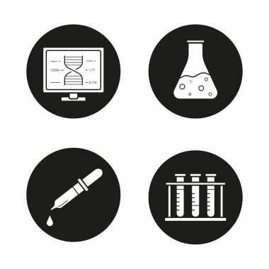 Bilim Laboratuvarı Icons set