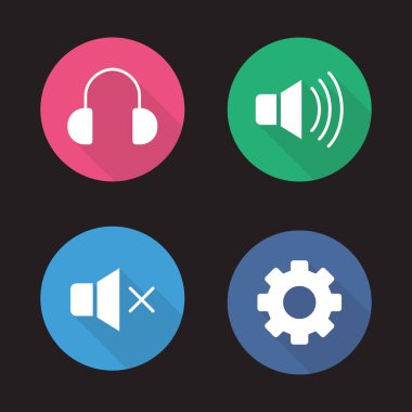 Müzik oyuncu menü butonları