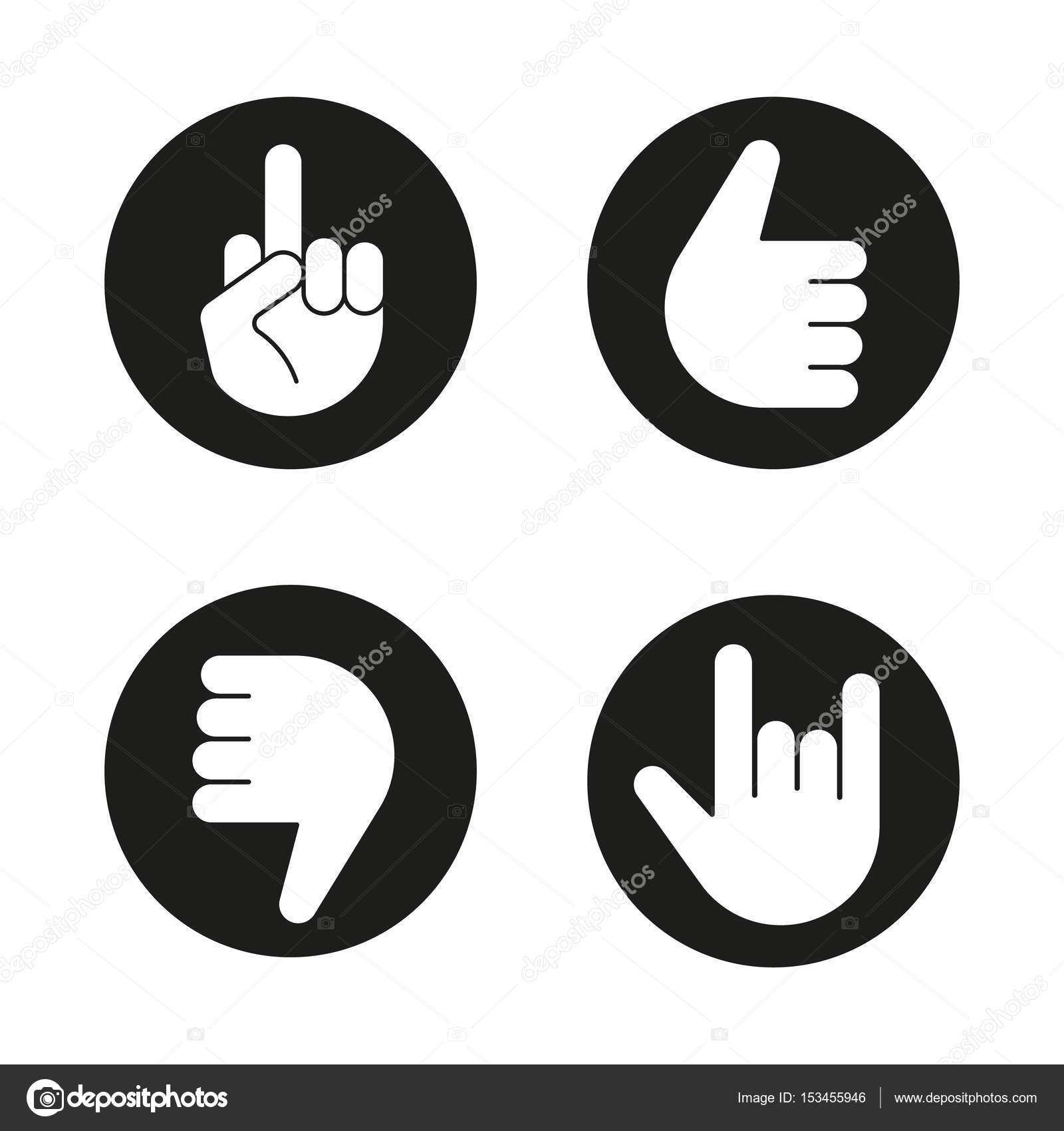 Ручные Жесты Векторное Изображение ©bsd_studio 153455946