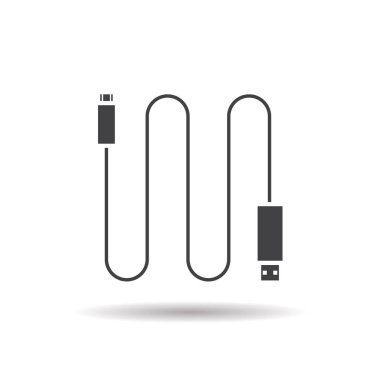 Mini Usb kablo Icon
