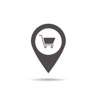 Süpermarket konumu simgesi