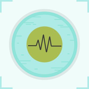 Kardiyogram renk simgesi