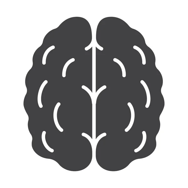 Icona del cervello umano — Vettoriale Stock