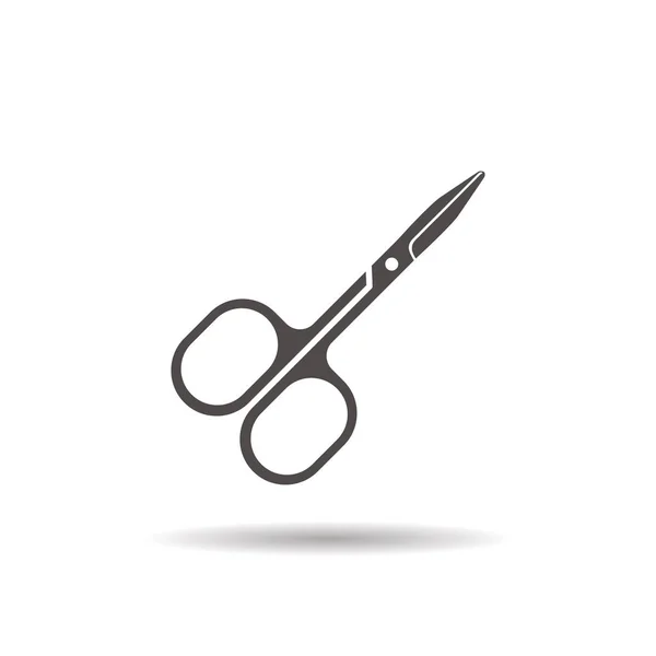 Manicure scissors icon — Stock Vector