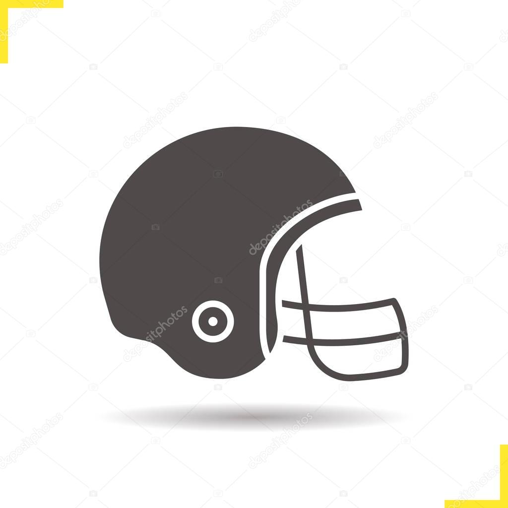 American football helmet icon