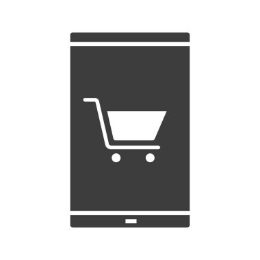 Smartphone alışveriş app simgesi