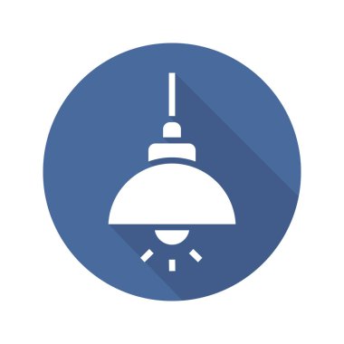 Tavan lamba düz simgesi